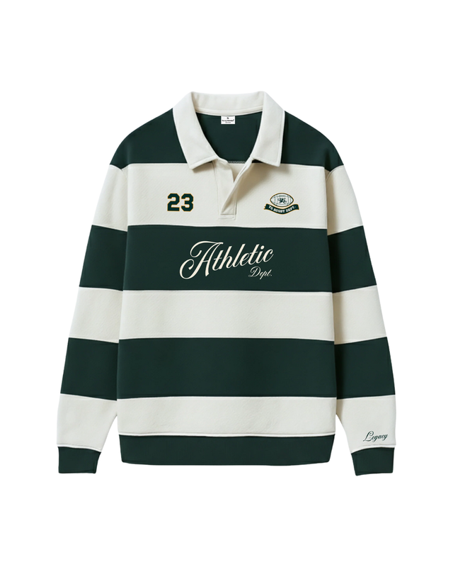 VARSITY STRIPED SWEATSHIRT