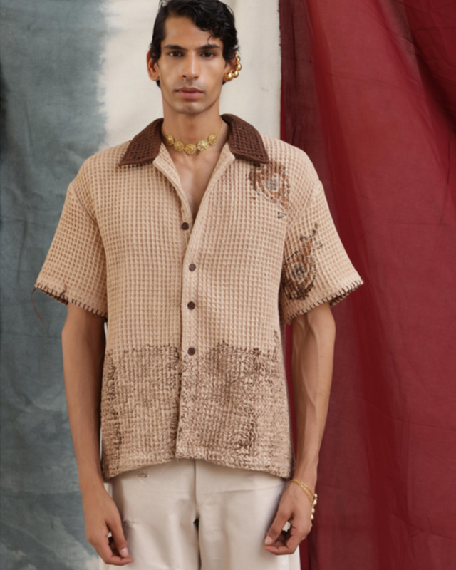 DHUNDH BLOCK PRINTED - SHIRT