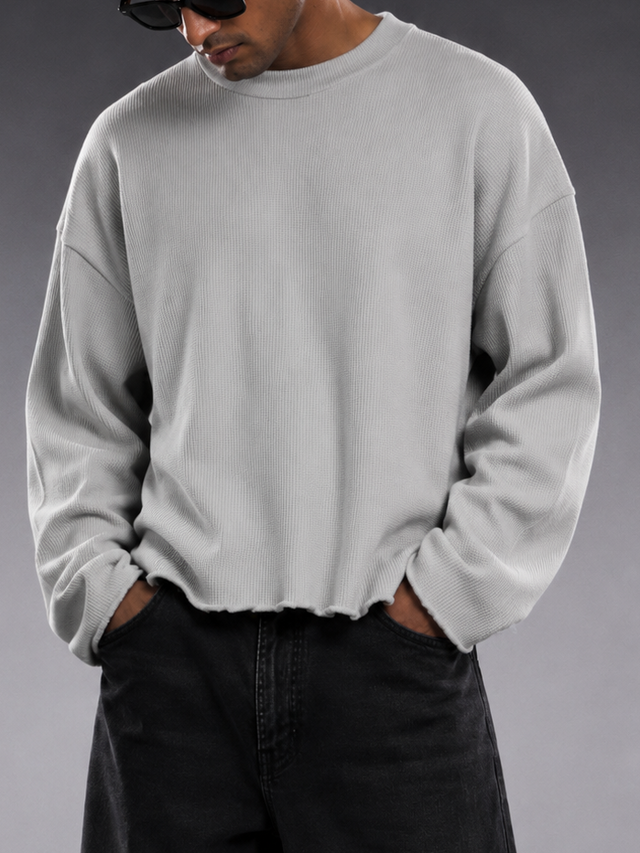 GLACIER GREY ESSENTIAL WAFFLE