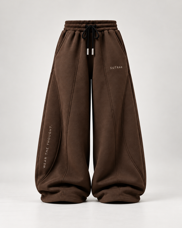 SUTRAK — WIDE FORM SWEATPANTS
