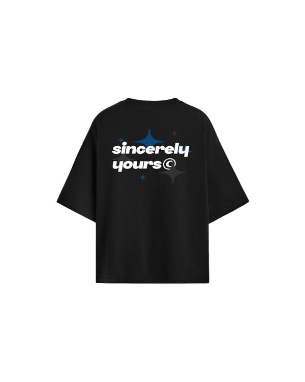 SINCERELY YOURS TSHIRT BLACK