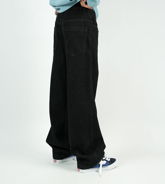 KOREDG DENIM JEANS - BLACK