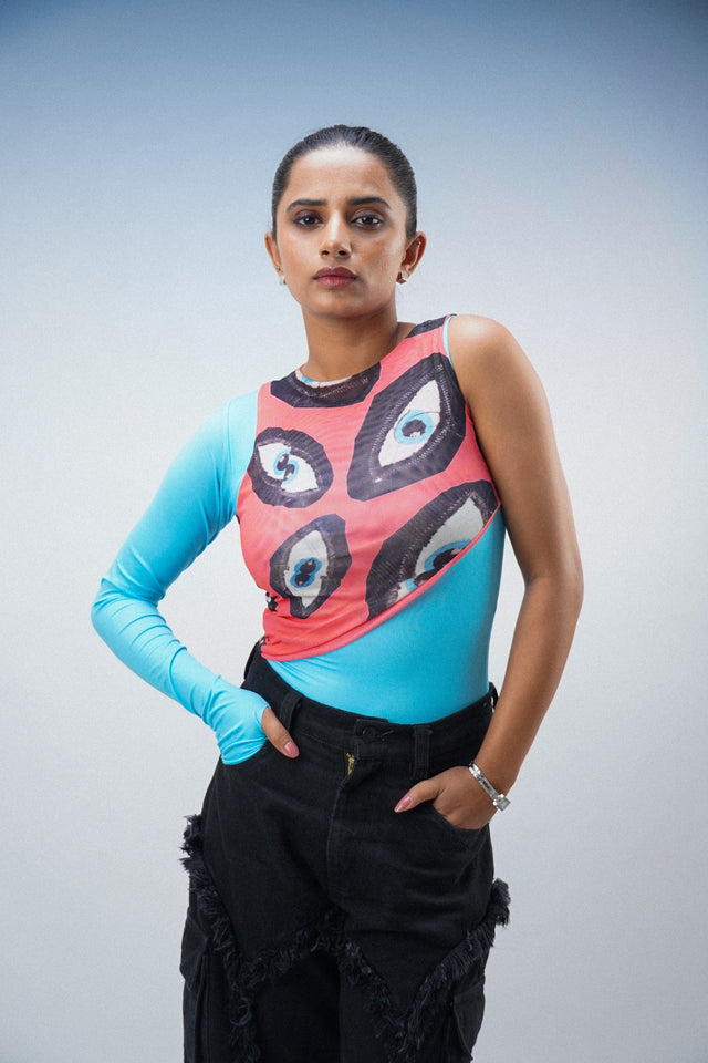 Blue Orange Bodysuit