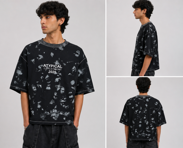 Splatter Wash Black