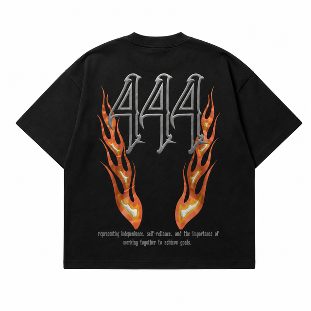 444 BLACK TEE