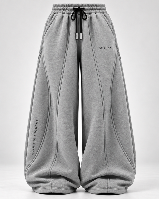 SUTRAK — WIDE FORM SWEATPANTS