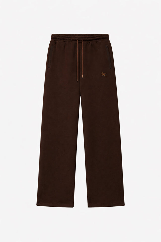 FLARED SWEATPANTS - MOCHA