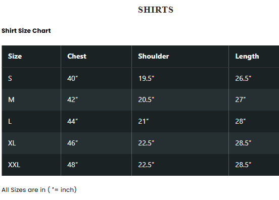 Size Guide