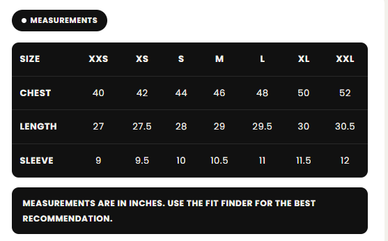 Size Guide