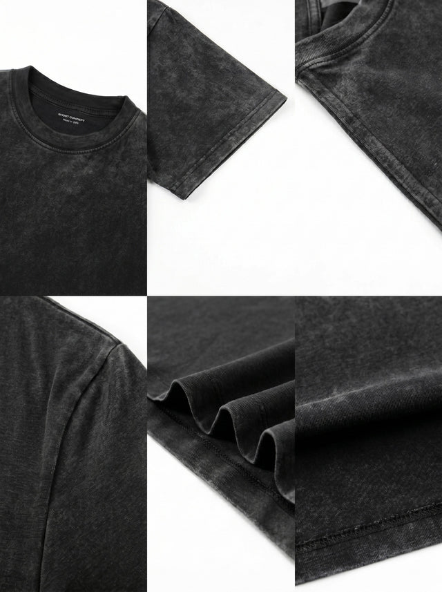 KISS ME GRAPHIC TEE - BLACK