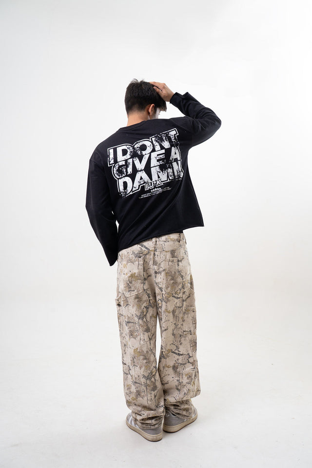 V2 GIVE A DAMN Long Sleeve Tee