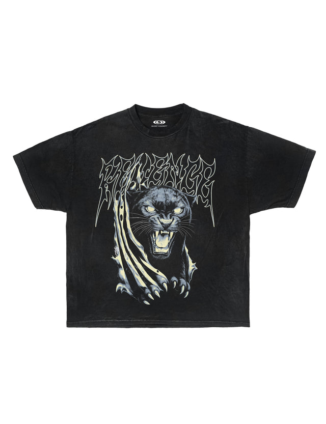 PANTHER GRAPHIC TEE - BLACK