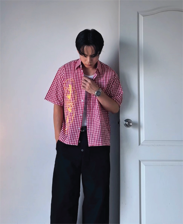 CHERRY RED SHIRT