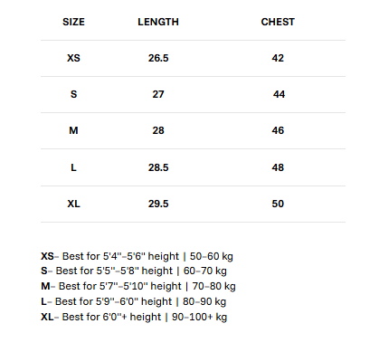 Size Guide