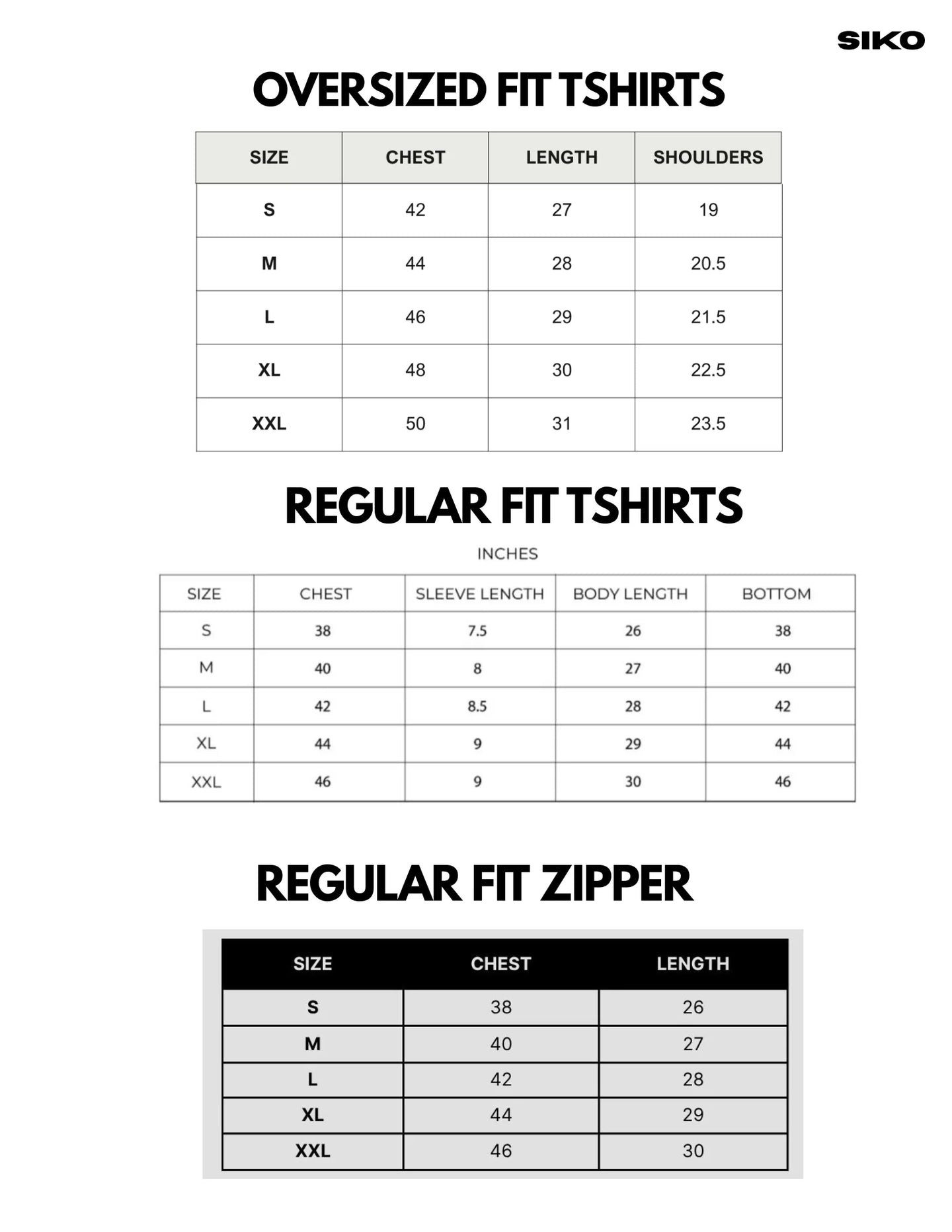 Size Guide