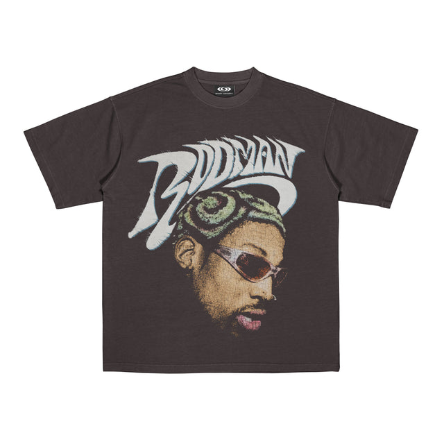 THE WORM RETRO GRAPHIC TEE - BROWN
