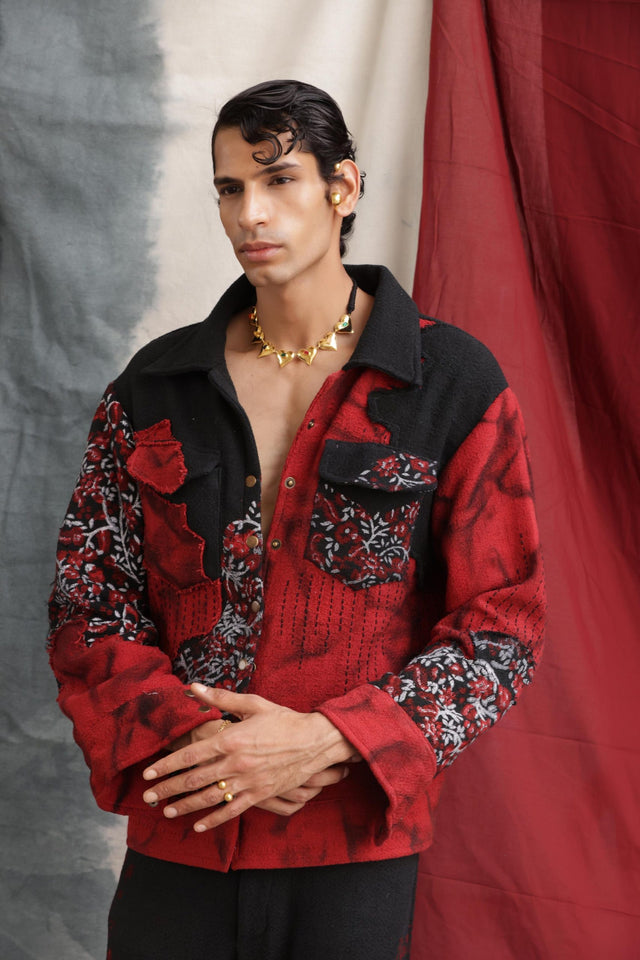 LEELA BLOCKPRINTED - JACKET