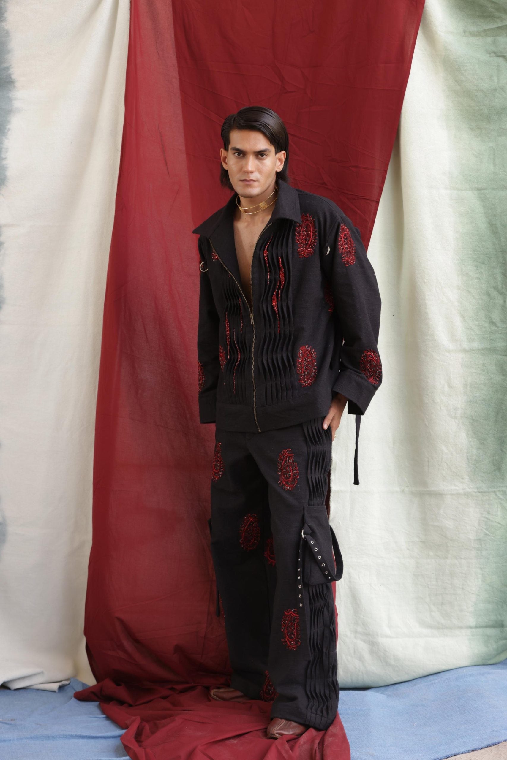 KALIDAS HAND EMBROIDERED - JACKET