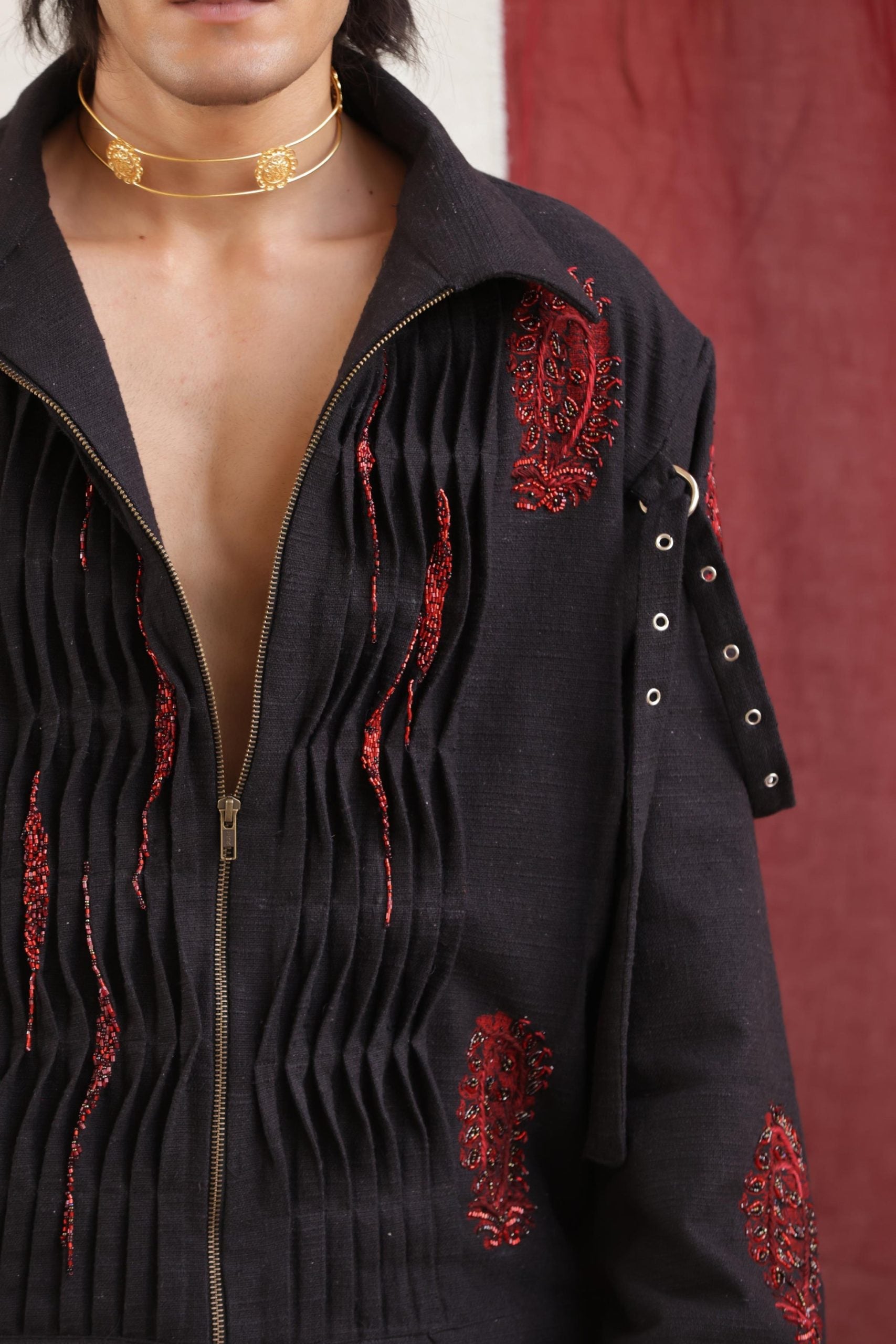 KALIDAS HAND EMBROIDERED - JACKET