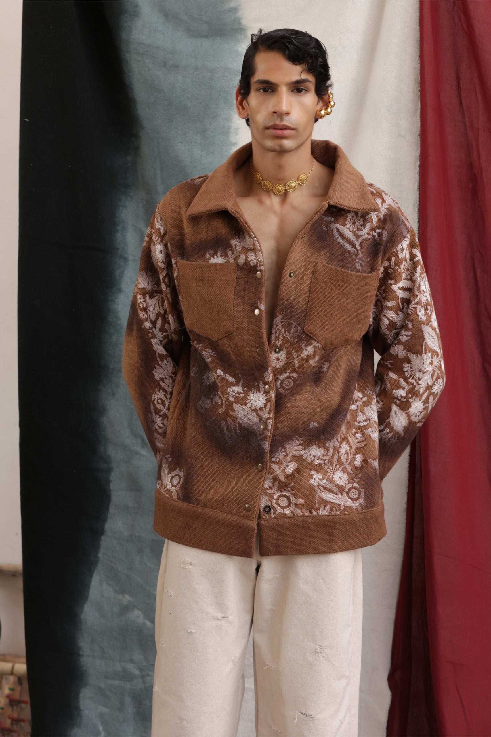 LALSA BLOCKPRINTED - JACKET