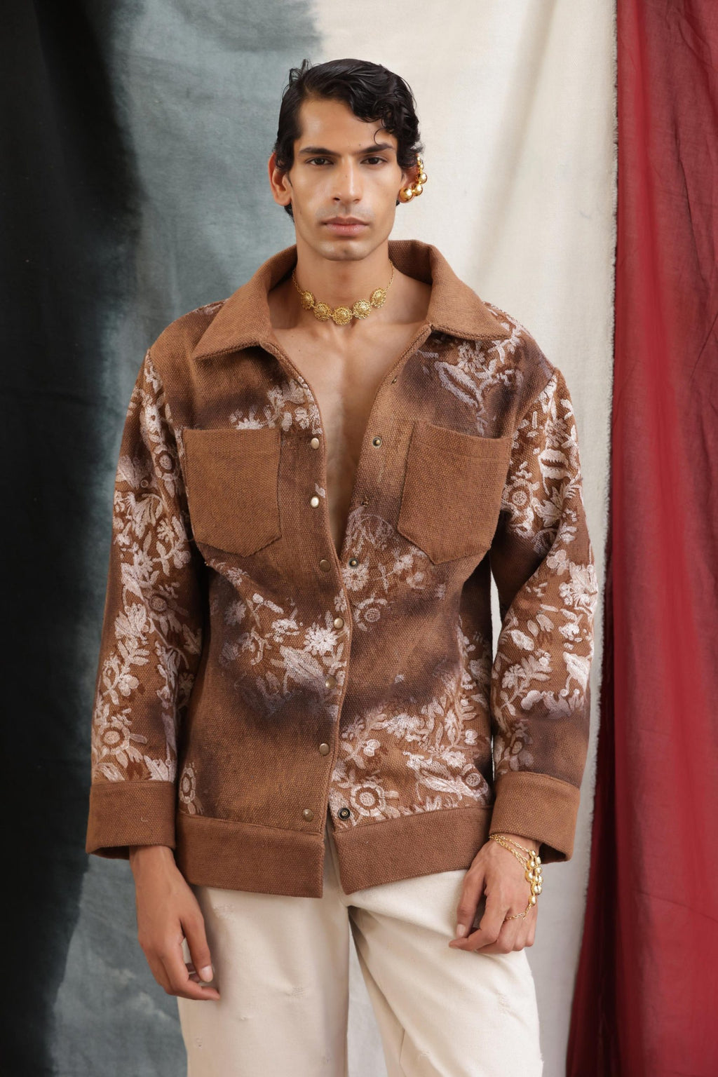 LALSA BLOCKPRINTED - JACKET