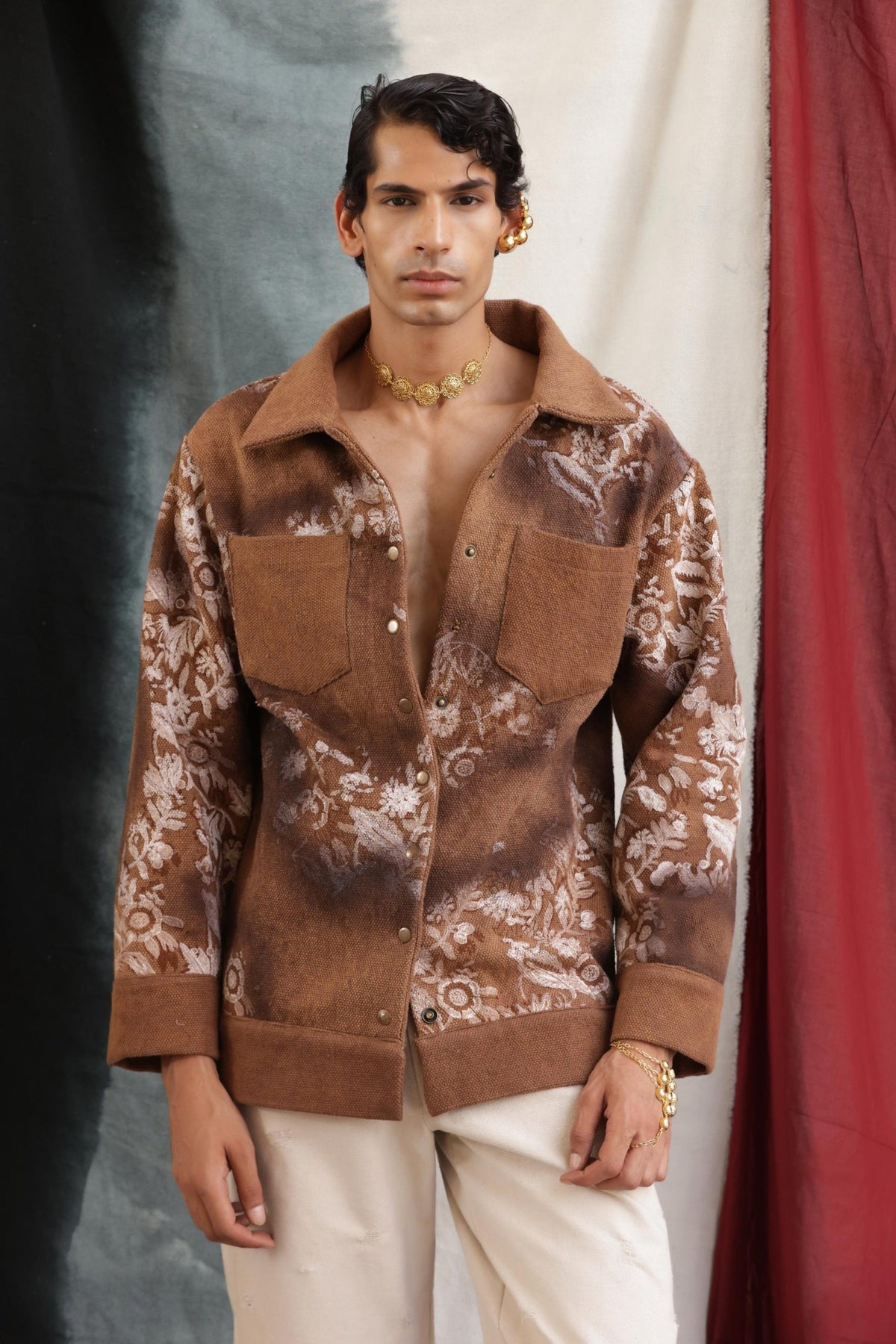 LALSA BLOCKPRINTED - JACKET