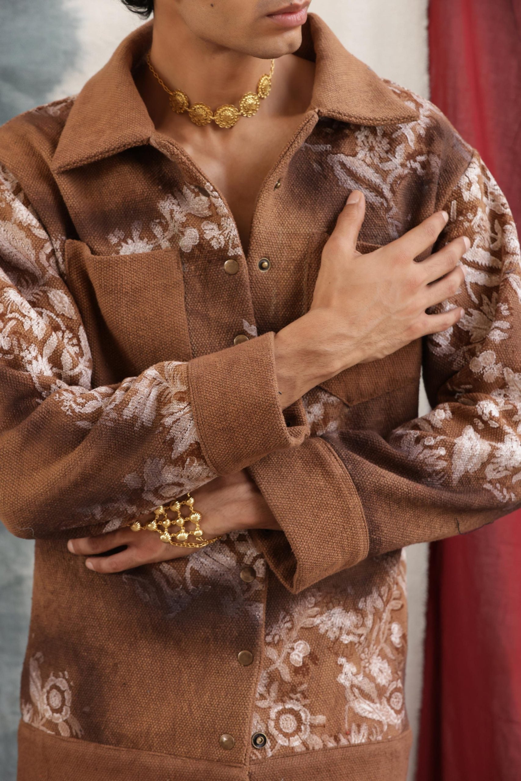 LALSA BLOCKPRINTED - JACKET