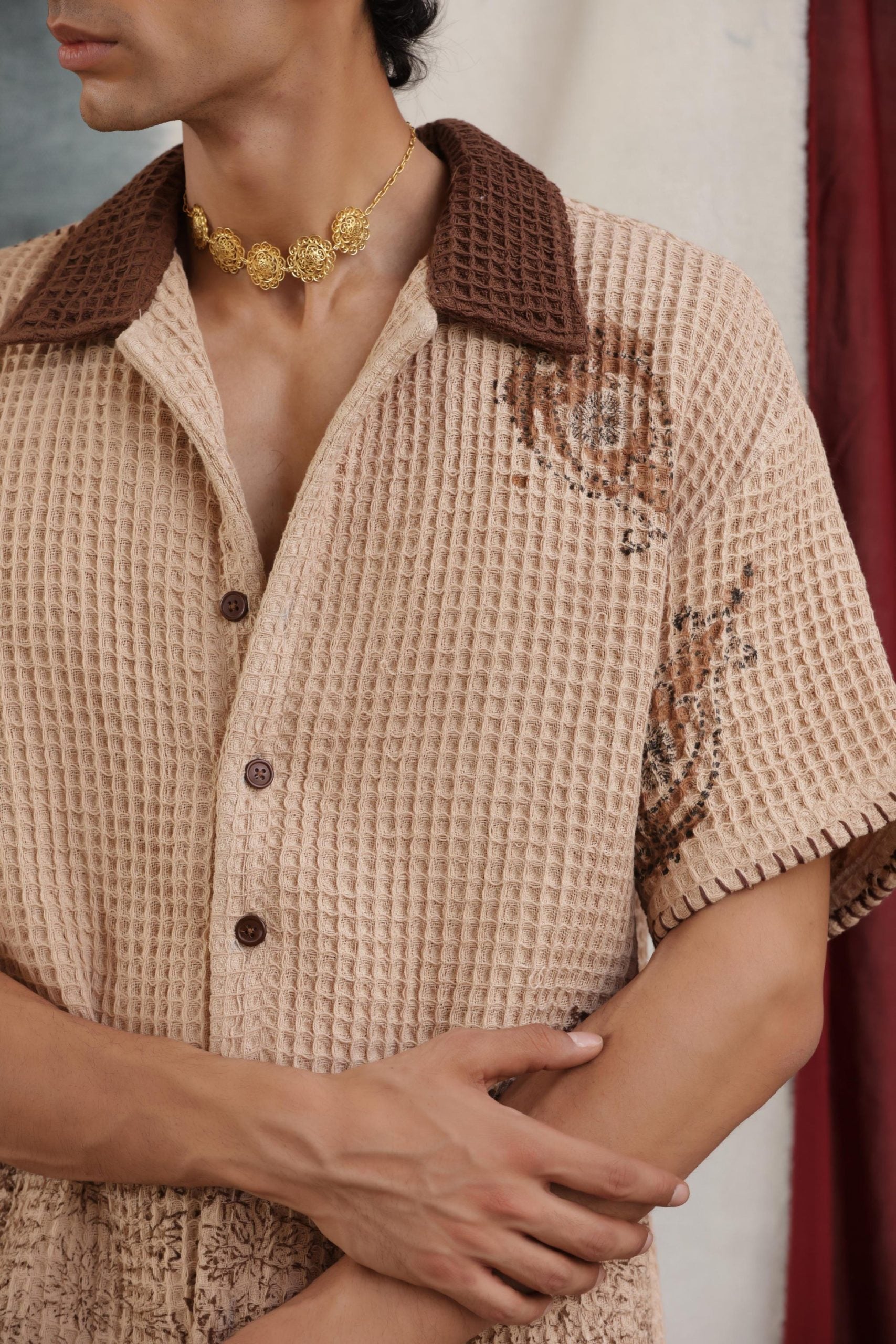 DHUNDH BLOCK PRINTED - SHIRT