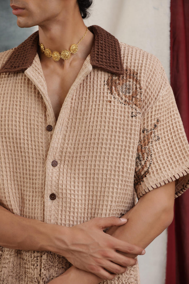 DHUNDH BLOCK PRINTED - SHIRT