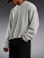 GLACIER GREY ESSENTIAL WAFFLE