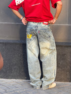 COR3 RUST BLUE JEANS