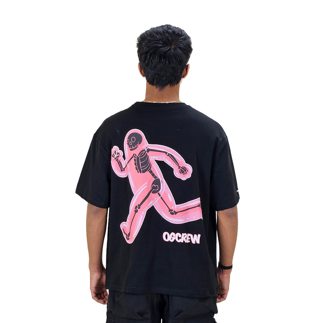 BLACK BUBBLE GUM MAN T-SHIRT