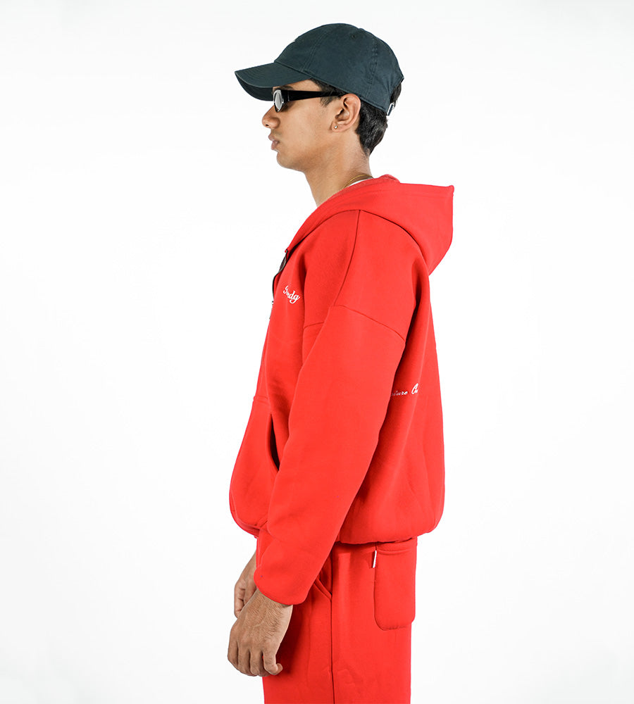 RED CO-ORD SET