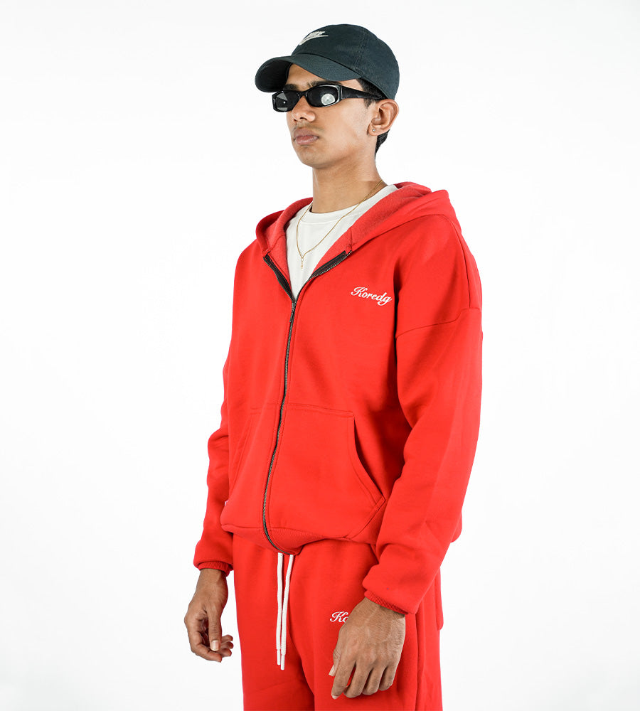 RED CO-ORD SET