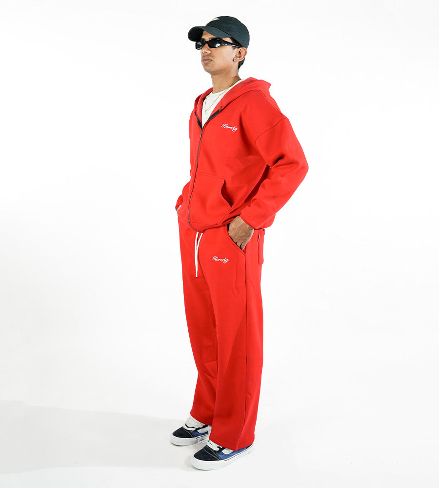 RED CO-ORD SET