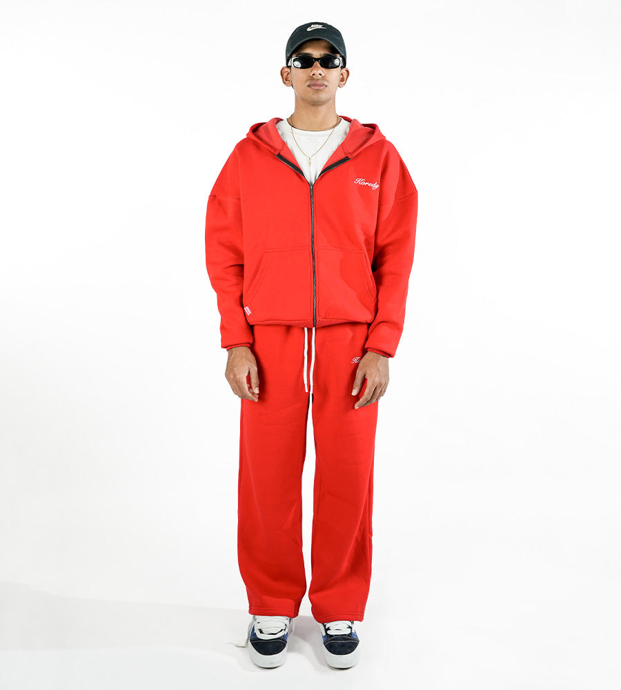 RED CO-ORD SET