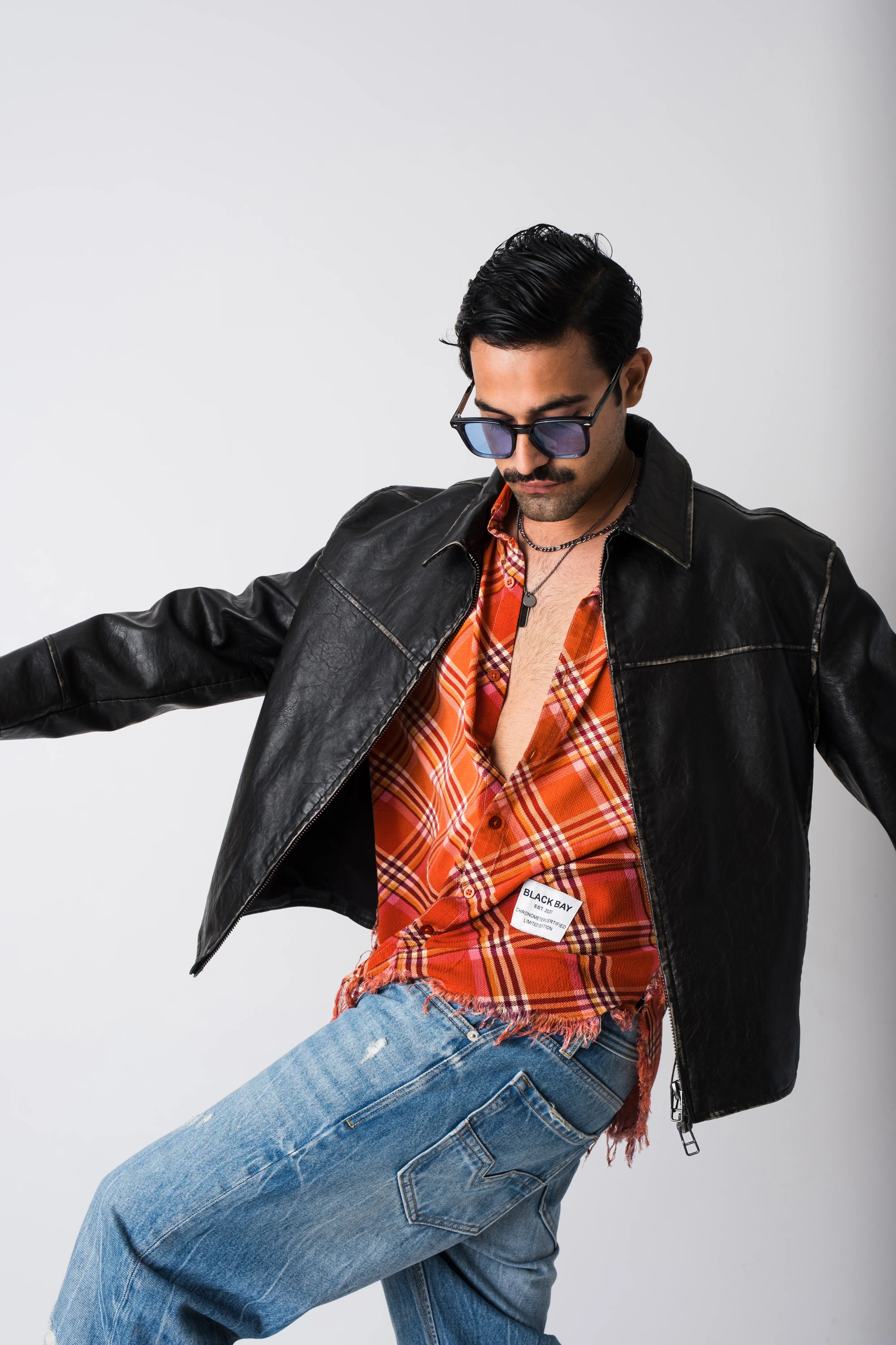 THE RIOT RAW EDGE PLAID SHIRT