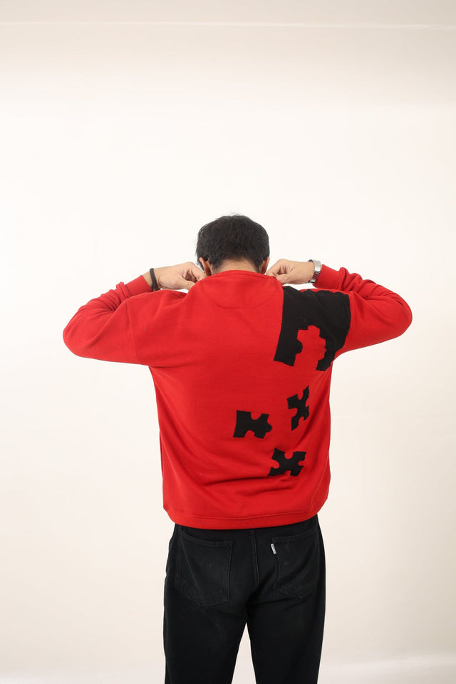 MULTIVERSE PATCHED RED - SWEATSHIRT