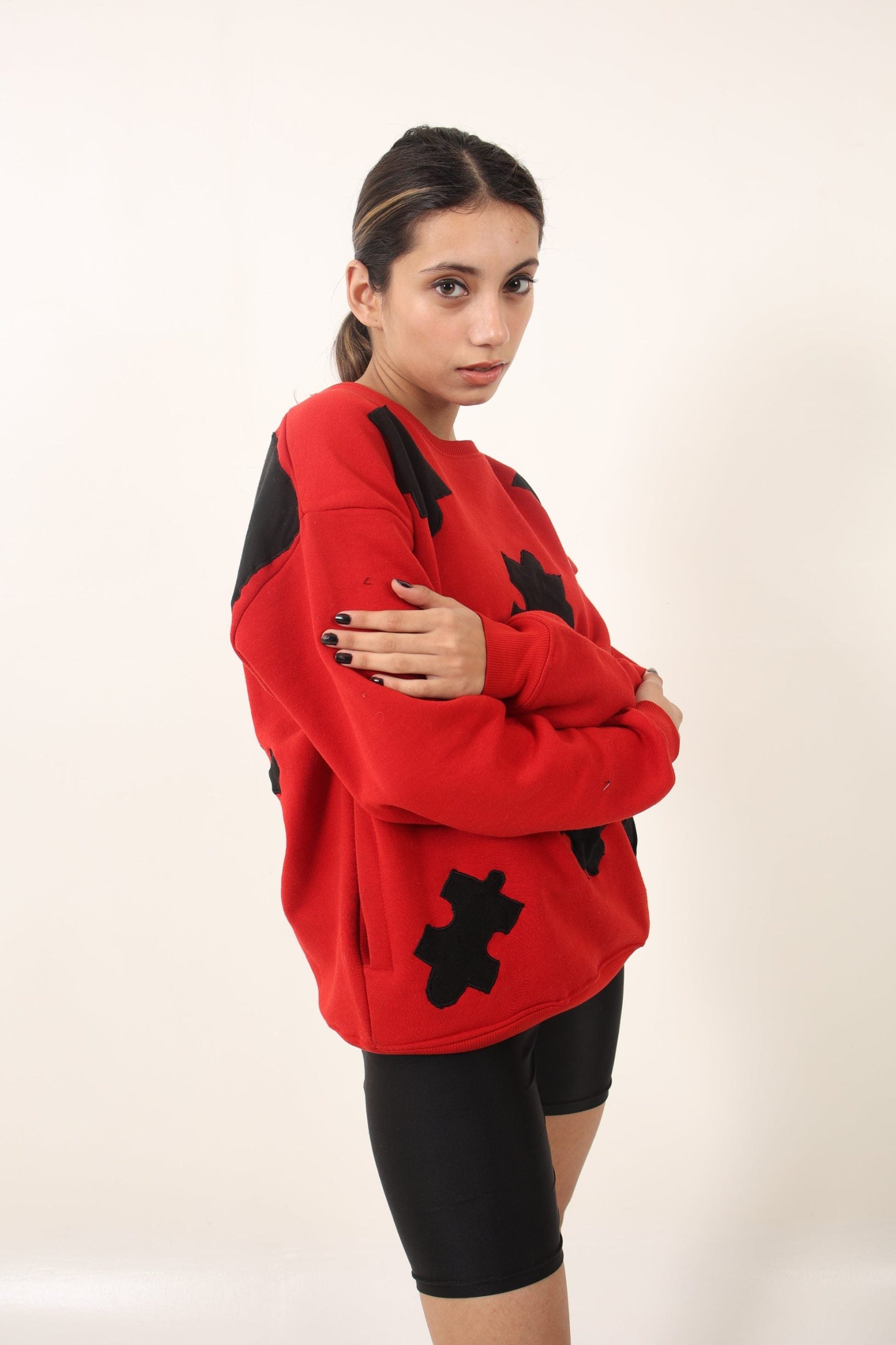 MULTIVERSE PATCHED RED - SWEATSHIRT