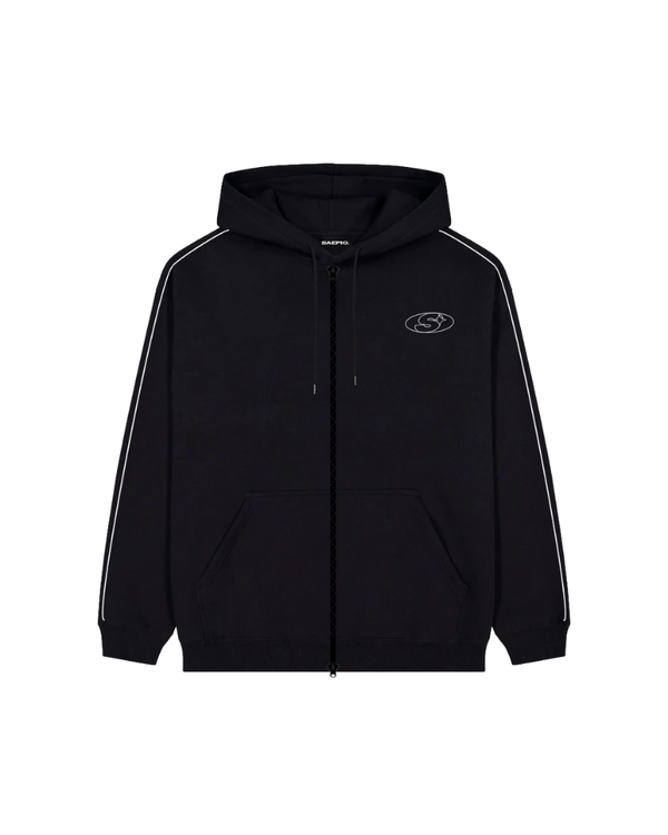 EMBLEM ZIPPER BLACK