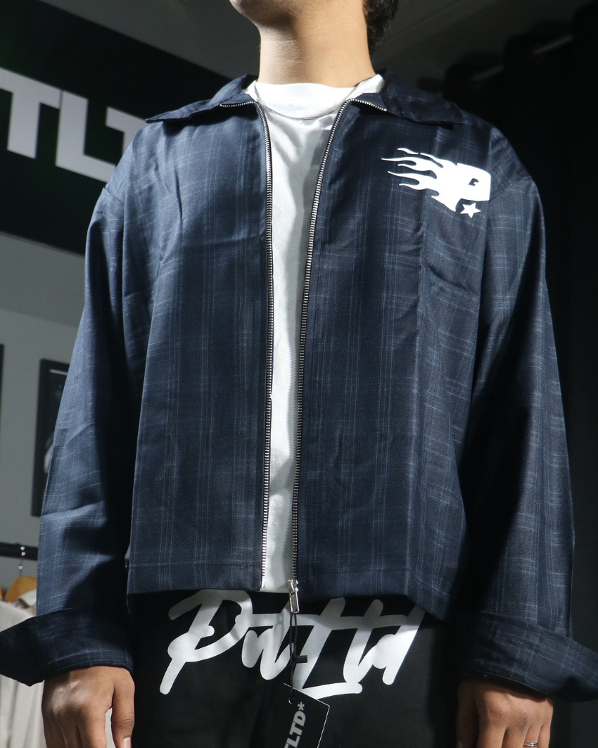 Blaze Grid Zip Up