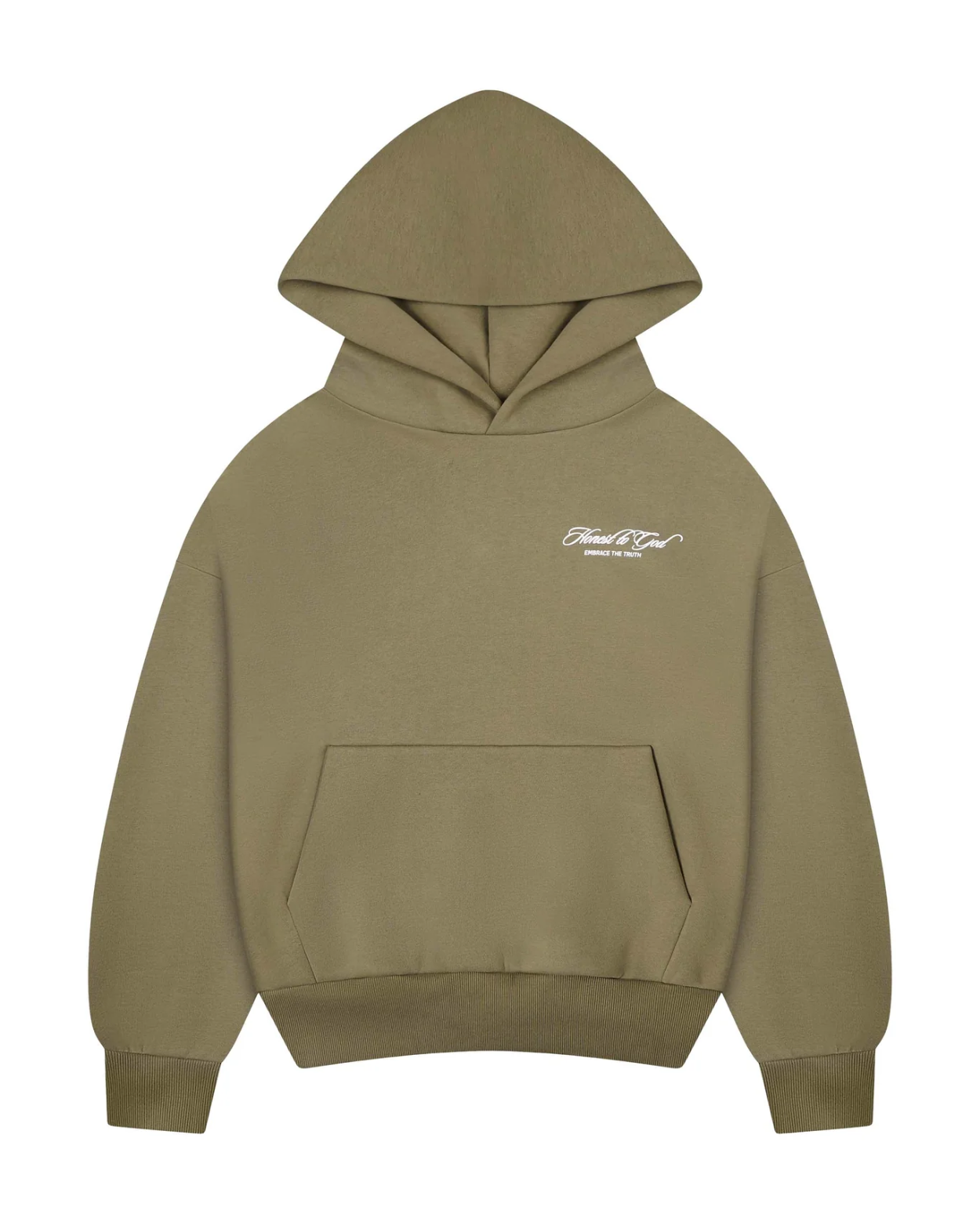 Dark Tan Box Fit Hoodie