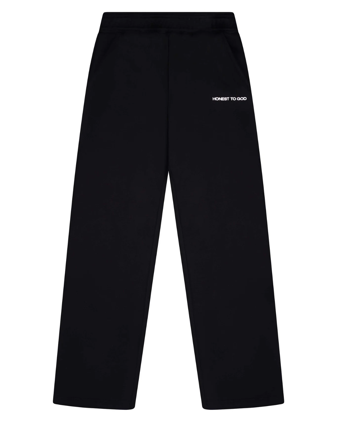 Black Straight Leg Sweatpant