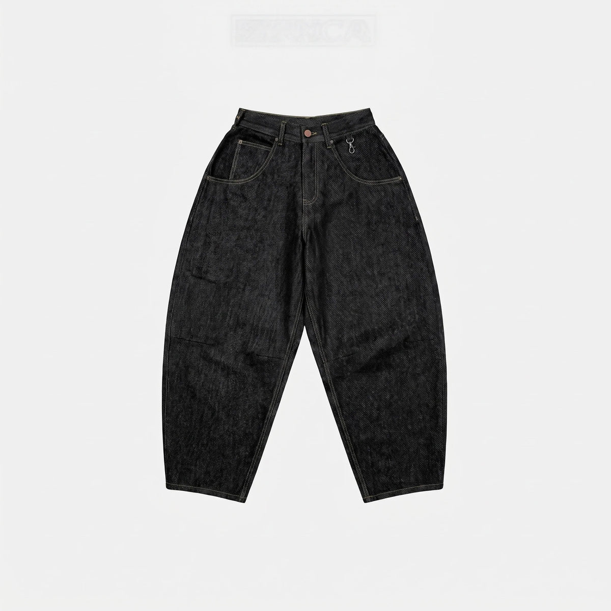 Noir Utility Baggy Jeans
