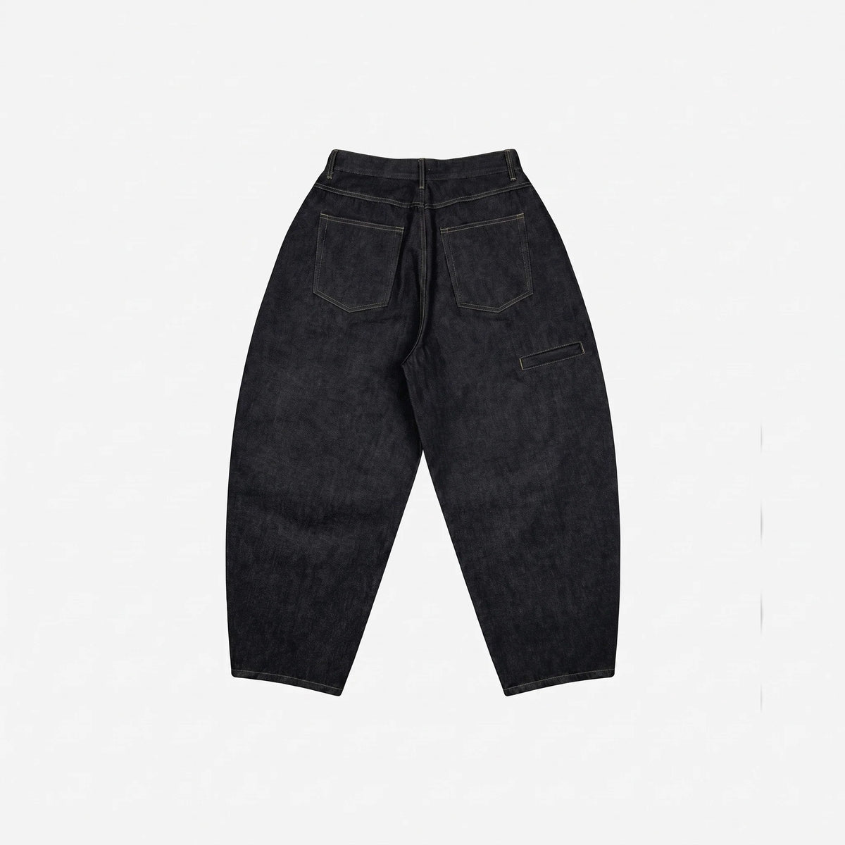 Noir Utility Baggy Jeans