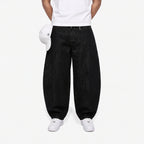 Noir Utility Baggy Jeans
