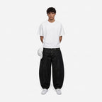 Noir Utility Baggy Jeans