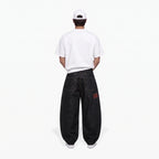 Noir Utility Baggy Jeans