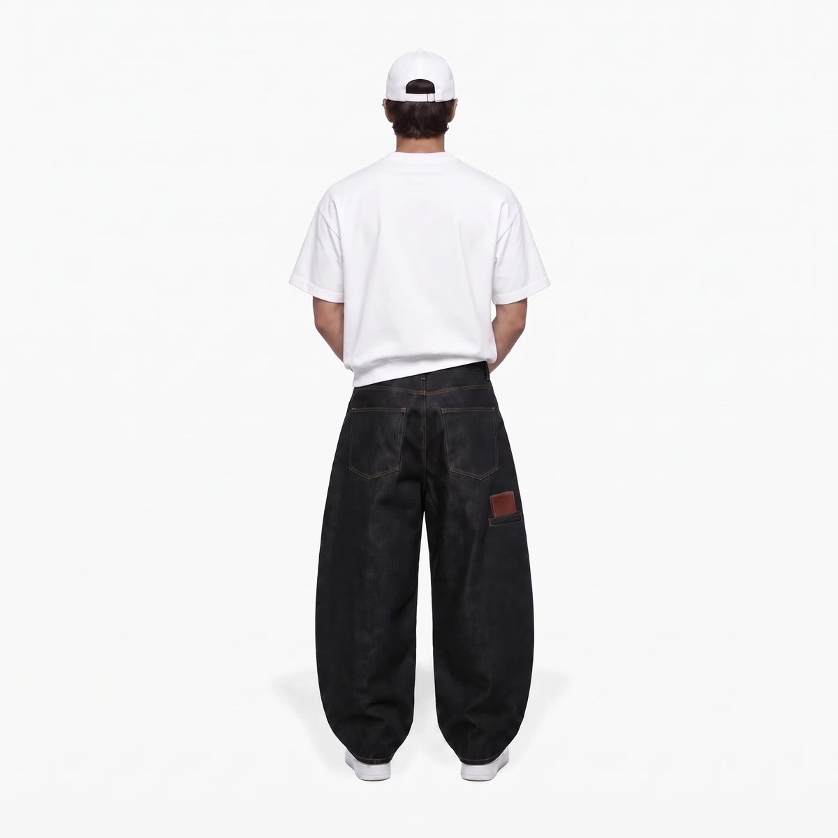 Noir Utility Baggy Jeans