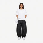 Noir Utility Baggy Jeans